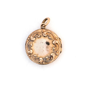 Rosy Scroll Locket