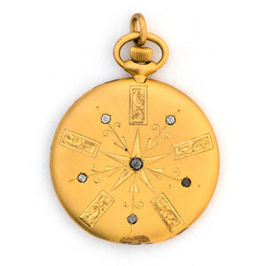 Nautical Star Pocket Watch Locket