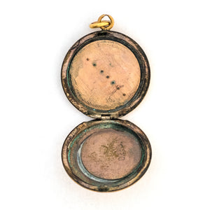 Red & White Crossbar Locket