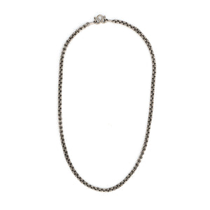 Silver Double Cable Chain