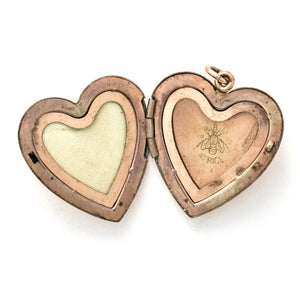 Pearl Heart Vintage Locket