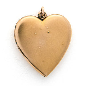 Coral Berry Heart Locket