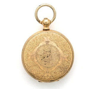 Wild Flower Pocket Watch Antique Locket