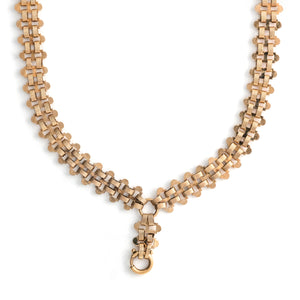 Vintage Basket Weave Lariat Chain