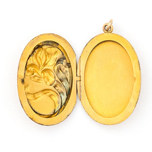 Iris Oval Locket