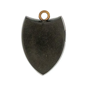 Victorian Bog Oak Shield Antique Locket