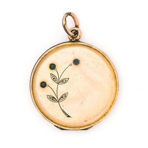 Deco Wildflower Locket
