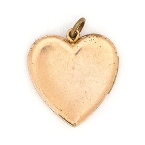 Pearls on the Vine Heart Locket