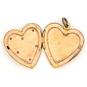 Pearls on the Vine Heart Locket