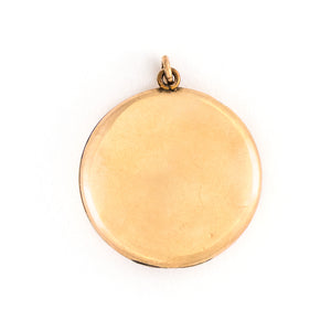 Art Nouveau Water Lilies Antique Locket