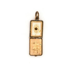 Petite Rectangular Starburst Locket