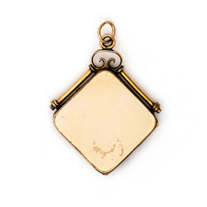 Lucky Horseshoe Square Locket