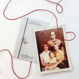 Love You to The Moon & Back Thread Bracelet