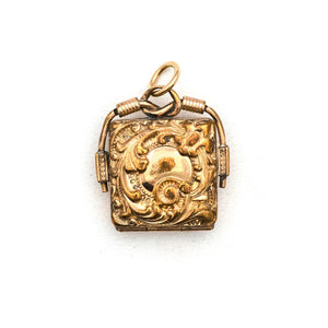 Square Filigree Locket
