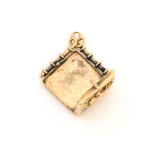 10K Art Nouveau Elk Locket