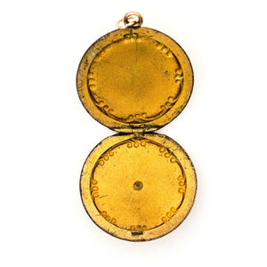 North Star Scroll Locket