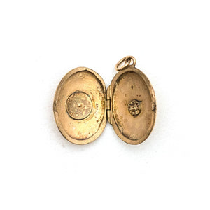 Petite Oval Star Locket
