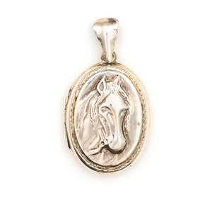 Sterling Silver Horse Locket