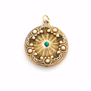 Sculptured Snowflake Locket