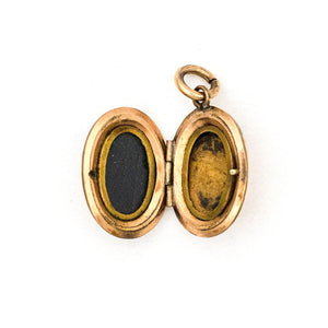 Vintage Fan Enamel Locket