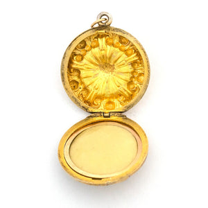 Sculptured Snowflake Locket