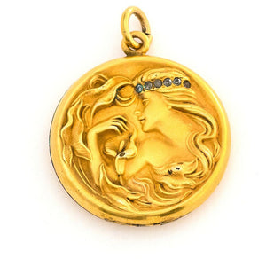 Calla Lily Lady Locket