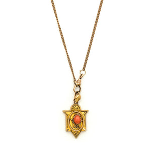 Coral Lantern Locket