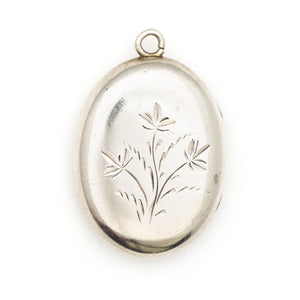 Sterling Silver Wheat Locket