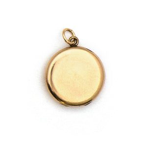 Green & White Crescent Moon & Star Locket