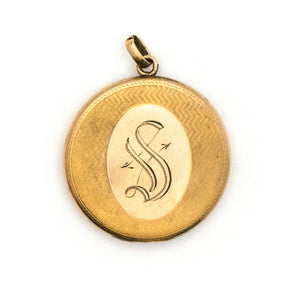 Letter "S" Locket