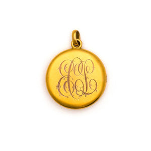 14K Diamond Star Locket