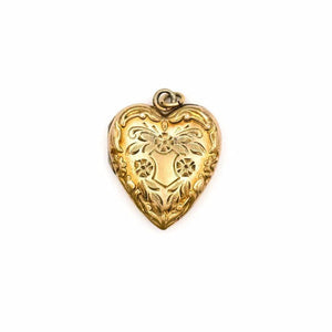 Victorian Floral Heart Locket