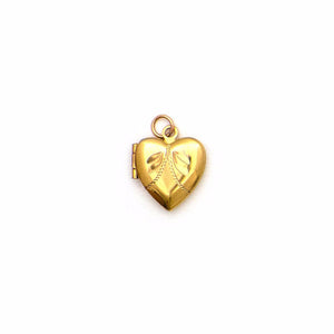 Tiny Winged Heart Locket