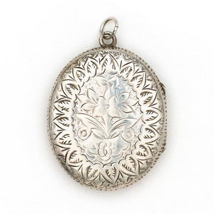 Silver Bouquet Locket