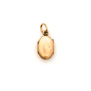 Tiny Oval Star Locket