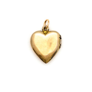 Pansies Vintage Heart Locket