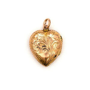 14K rose gold sweetheart locket