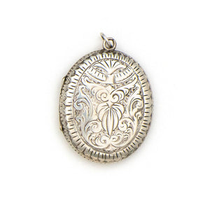 Silver Bouquet Locket