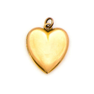 Twin Roses Heart Locket