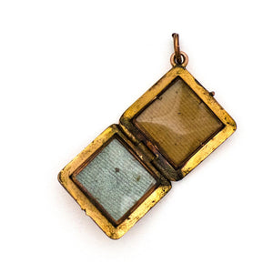 Art Deco Geometric Locket