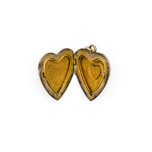 Victorian Floral Heart Locket