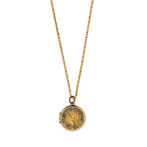 Art Deco "N" Locket