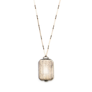 Sterling silver Rectangular Art Deco Locket