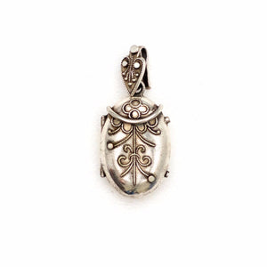 Sterling Silver Oval Locket