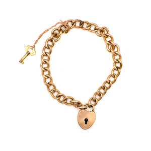 Lock & Key Charm Bracelet