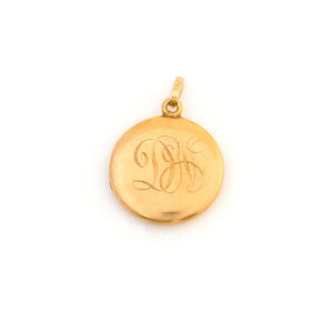 Petite 14K Gold & Diamond Starburst Locket