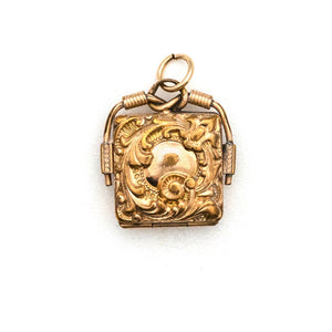 Square Filigree Locket