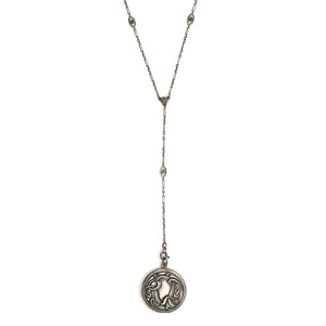 Sterling Silver Ribbon Locket