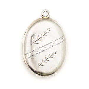 Sterling Silver Wheat Locket