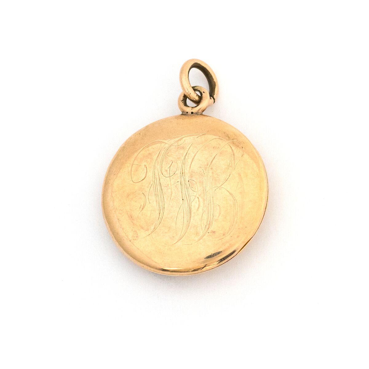 10K Gold Wreath & Diamond Star Locket